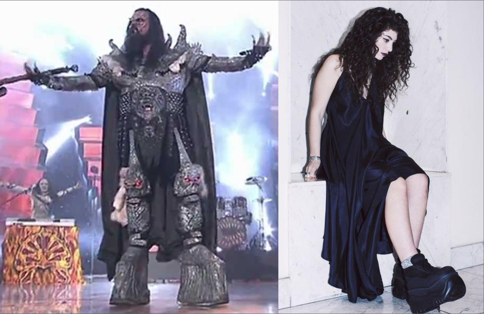 Lorde fix 🥀 on X: "I see why people mix up #Lordi & #Lorde -Both LOVE  platform shoes, have long dark hair & sound great. #SBSEurovision  http://t.co/w1079cRAJC" / X