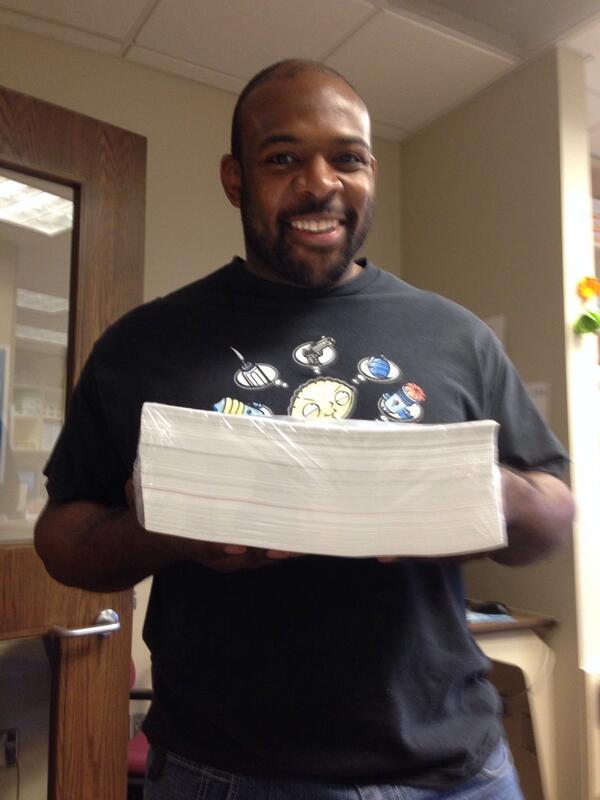 rcjohnsonjr's tweet photo. Words can't express the range of emotions I'm filled with as I turn in my dissertation. I'm now completely done!!! http://t.co/AtM2qyKVrS