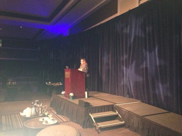 Cindy introducing <a href="/corteseformayor/">Dave Cortese</a> at the <a href="/SCCDP/">SCC Democratic Party</a> JJ Dinner