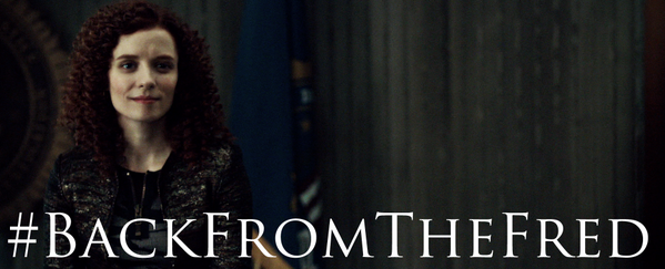 Looks like she's #BackFromTheFred!