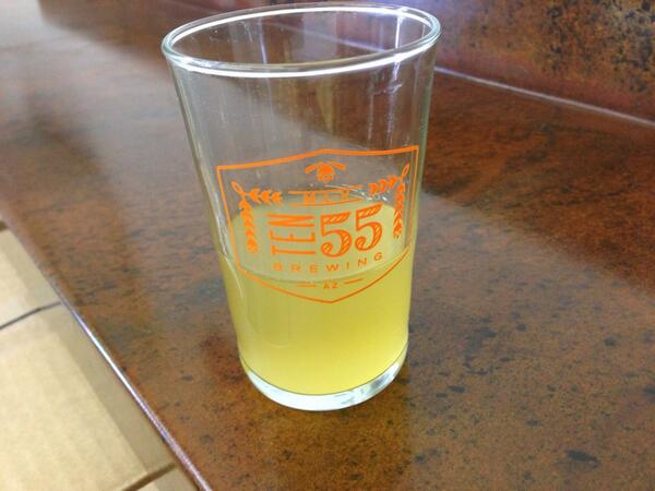 Trying the weekly @1055Brewing firkin! Tropical Duck is lazy duck infused with pineapple and coconut!@tucsoncraftbeer