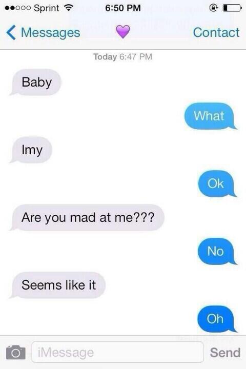 When a girl is mad...
