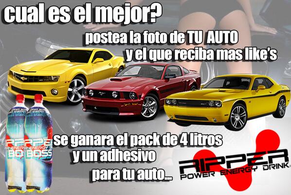 EnergyRipper's tweet image. Ripperianos!!!! Ya pronto se acabará el tiempo de "MI AUTO ES EL MEJOR"