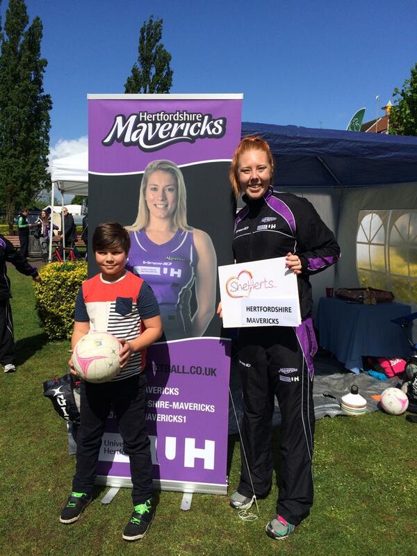 sportinherts's tweet photo. @HertsMavericks in the #SheHerts area! The suns out, come down and give Netball a go! WT2014 http://t.co/5boXEvosCx