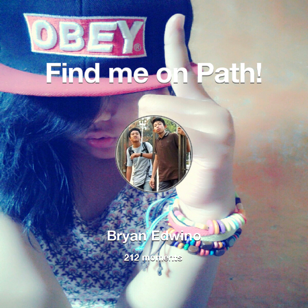 BryanEdwino's tweet photo. I've shared 212 memories with my friends on #Path - see them now at http://t.co/h69CUdTsB4! #thepersonalnetwork http://t.co/jqAcanU921