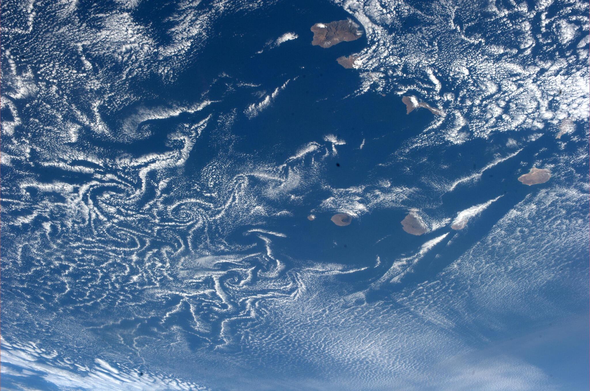 Саргассово море вид из космоса