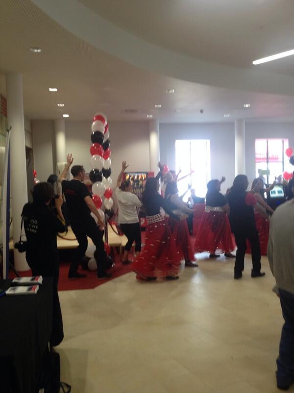 VickiLucass's tweet image. Check out @steparry2 @adelecarlsen @franleighton6 @AdamScholefield Bollywood dancing at @eaActon!! #lookinggoooood