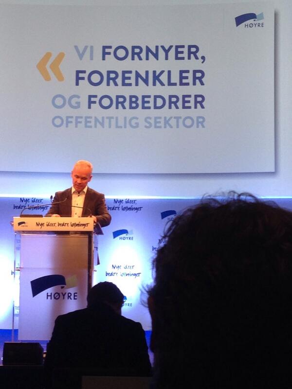 God start på dagen på #hlm14 når <a href="/jantoresanner/">Jan Tore Sanner</a> innleder om forenklinging, fornying og forbedring av off.sektor.