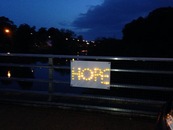 Ran the Darkness Into Light in Navan. Inspired by the thousands who were there. #DIL2014 #PietaHouse #Hope