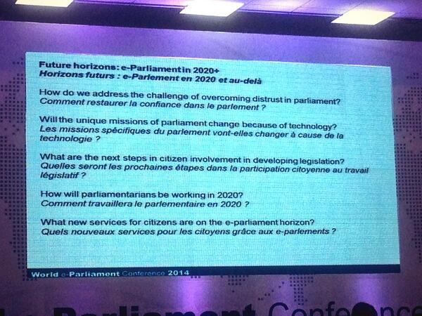 abidifactor's tweet image. How will Parliamentarians be working in 2020? - We&apos;ll have a chip installed in each one of us by then ;-) #wepc2014