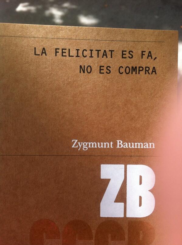 peplageneral's tweet photo. Ja el tinc...! Lúcid i necessari Bauman...! @diariARA http://t.co/Q3TEKNtZkE