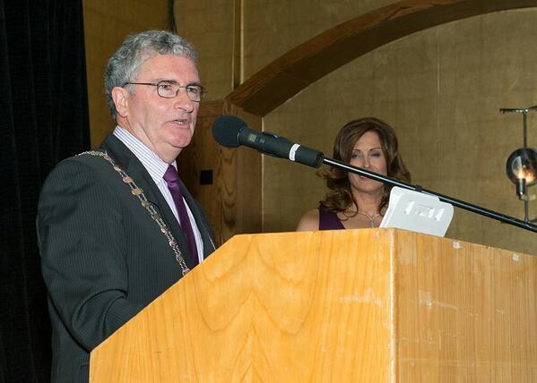 Cathaoirleach Peadar O'Kellly started our celebrations last evening. Great speech Peadar. Saved the best till last.