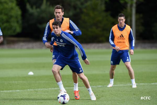 Here's <a href="/Oscar11/">Name cannot be blank</a> on the ball in training yesterday. We're one day away from our final game of the season...
