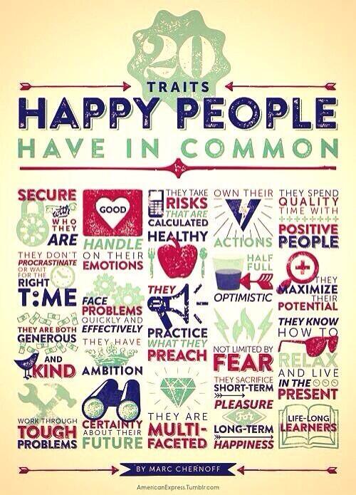 JasonElsom's tweet image. What do happy people have in common...