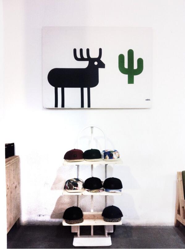 bareda's tweet image. U&amp;amp;KL new hats, Ragg Cabinet, and the lucky deer who met @raisa6690 cc @unkl347 @unkl347JKT
