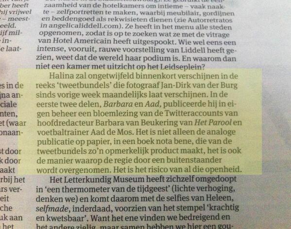 jandirkvdburg's tweet photo. Mooi stuk, De nieuwe ijdelheid door @Moormanmark http://t.co/1U4fEyff5O  en idd, om @halinareijn kan ik moeilijk heen http://t.co/DHI6hjZ0Oz
