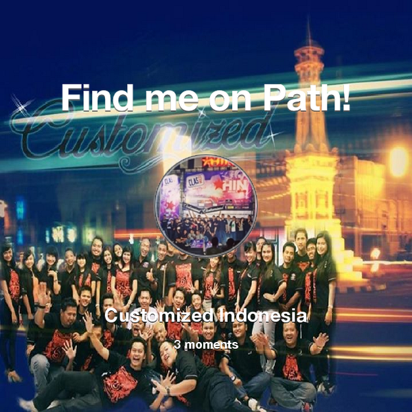Find me on #Path now! Go to: path.com! #thepersonalnetwork