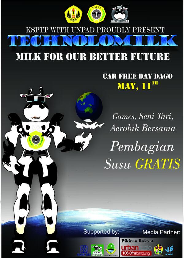 D-1! Big event from us : Technolomilk - Milk For Our Better Future #MilkyWay2014 <a href="/BISON_2011/">FAPET UNPAD 2011</a>