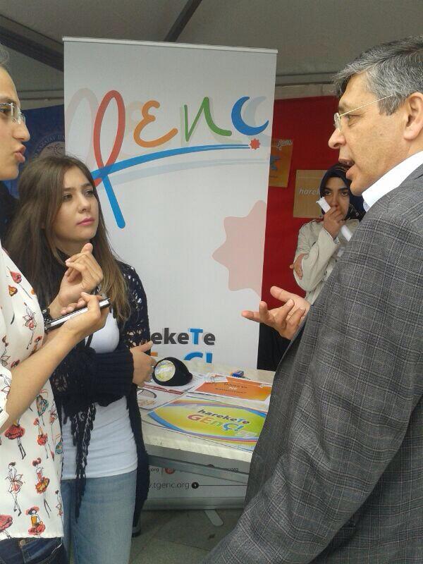 Konya Şehir Meydanı'ndaki '7.Uluslararası Öğrenci Buluşması'nda standımız yoğun ilgi görüyor. <a href="/Tgencorg/">T - Genç</a>