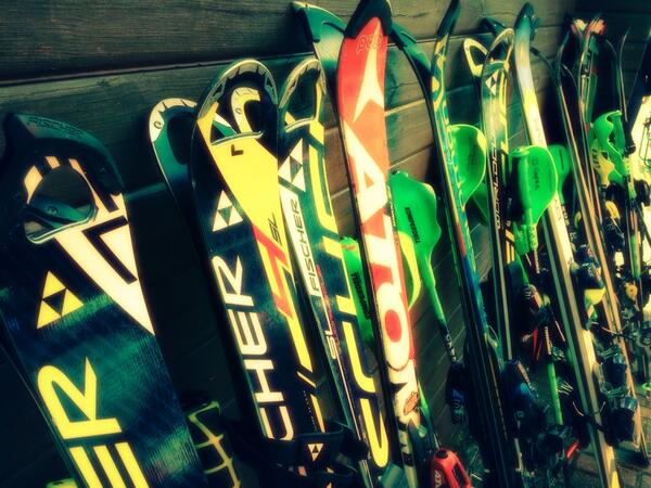 BenTM1973's tweet photo. Looks like #ski racing is alive and well @SnowsportSouth - slalom skis everywhere :) http://t.co/sPunxfInt0