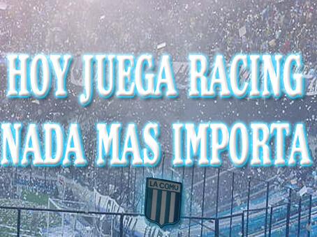 تويتر \ La Comu de Racing على تويتر: "Hoy juega #Racing...NADA mas importa! VAMOS RACING CARAJO!!! http://t.co/jhytd5yqV7"
