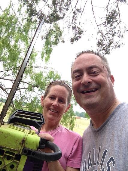 craig_gjelsten's tweet image. Helping a friend clean up storm damage last night #codeofvalues