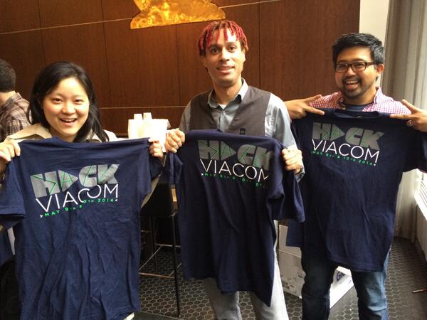 shefik_info's tweet photo. I'm representing MTV World with @longlivethekang @rigel319 @mrshakehandsman at Hack Viacom #hackvia #hackviacom http://t.co/KySO4YPL7o