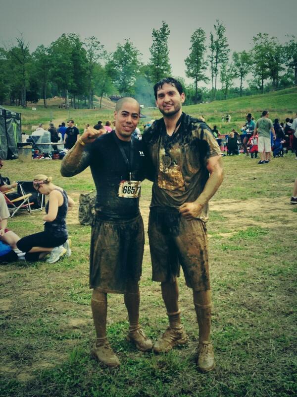 FitDP23's tweet photo. Pre warrior dash/post dash 32min to complete. Hard as hell this year but, I roll with #teamnevergiveup! #Fitfam http://t.co/iy02EaESEk