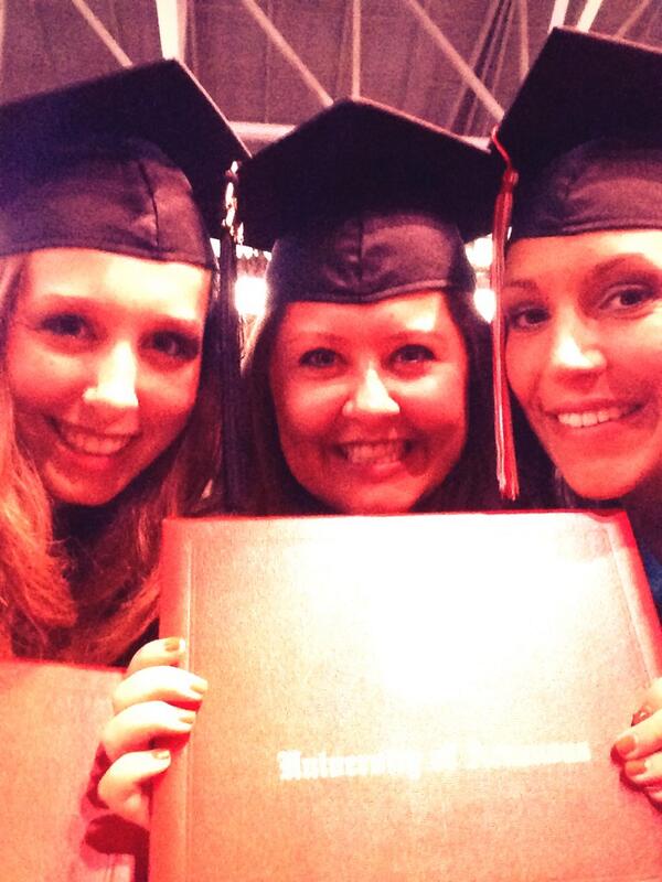 kiley_alyssa's tweet photo. Official graduates!! Can't believe that I didn't even know these girls 4 years ago! @emkords @lauren_brenn #UARK2014 http://t.co/UGGf9UPSEc