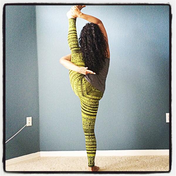 Kimberly_8's tweet photo. This morning will be one for the books... Scott is coming with me to yoga!!! 😁 I wonder how long before he does this? http://t.co/X4VkRMoFu6