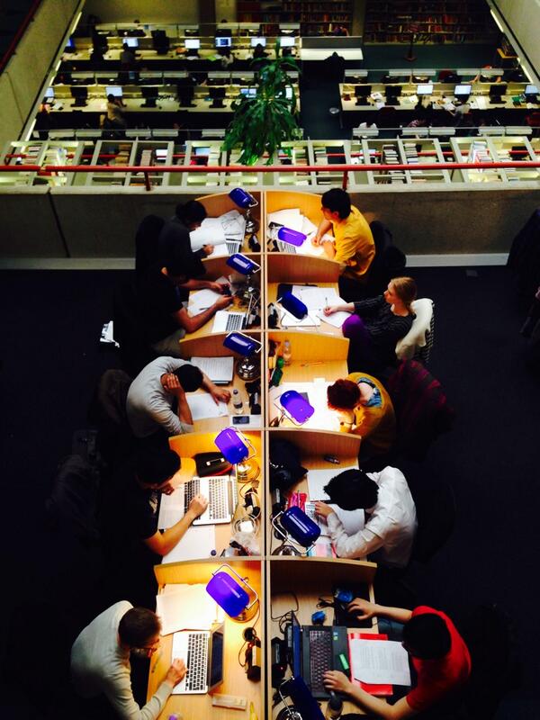 domiklekner's tweet image. If you wonder where all Londoners&apos;ve gone today, the answer is the #SOASlibrary