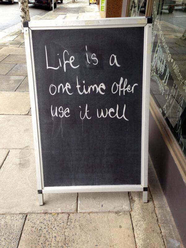Found this written in Hobart today. Correct on so many levels… :-) #LifeisGood