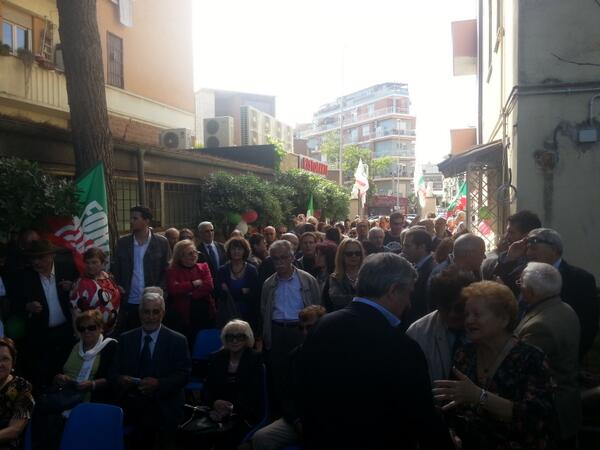 Arrivo Antonio Tajani in sede <a href="/masi_marcri/">Mariacristina Masi</a> @ClubFI_Ostia