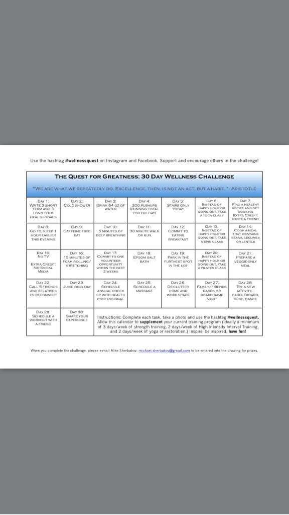 lisapriceinc's tweet image. @pinkhandgrenade here's the #wellnessquest calendar! Xo.