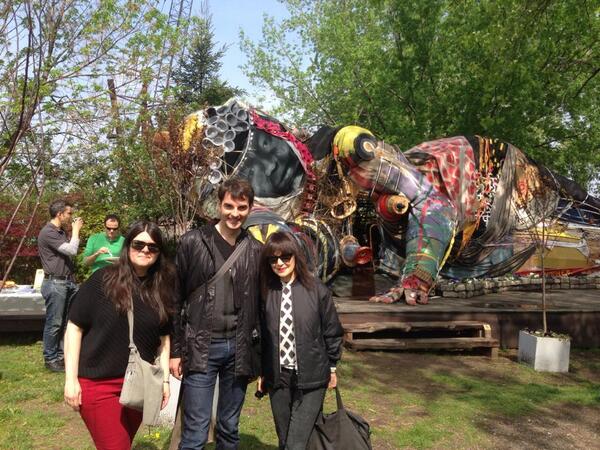 PerformaNYC's tweet photo. #Performa13 #PawelAlthamer opens to public tomorrow, Mothers Day #QueenMother @Socratespark http://t.co/gLi7PcTYVK http://t.co/X6Kr9XeGV9