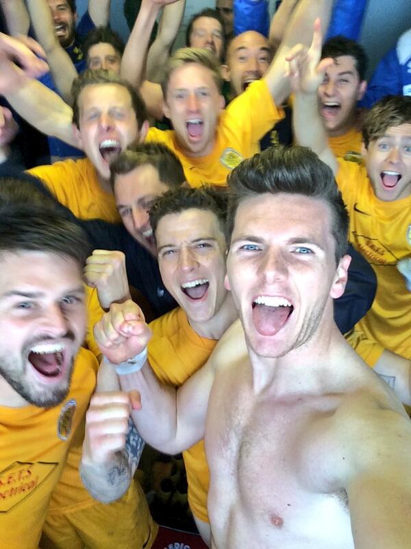 Survival selfie! <a href="/UpperBeedingFC/">Upper Beeding Fc</a> #TheGreatEscape #StayingUp #16PointsFromTheLast18 #LastDayDrama #Inbreds