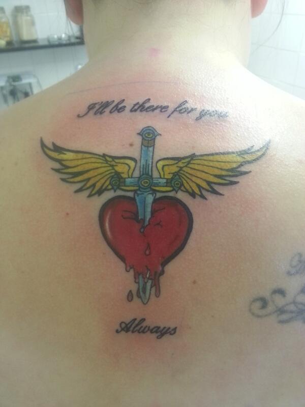 karanisabelle's tweet photo. My tattoo I got today I love it @BonJovi http://t.co/A5C46MN36h