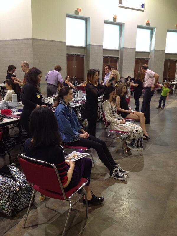 risd's tweet photo. Backstage @RISDApparel #risdcollection http://t.co/whlWXdPW6h
