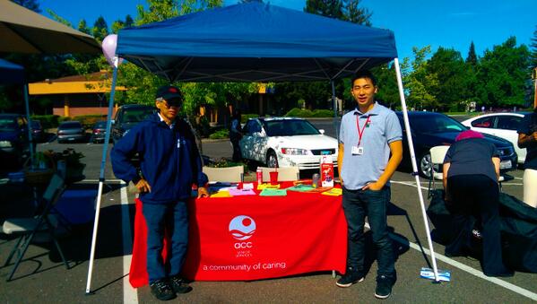 accsv's tweet photo. Come by our booth today and say hi to Bill and Eric. #wellness #seniors #RiteAid #healthfair #Sacramento http://t.co/w3OFNluudJ