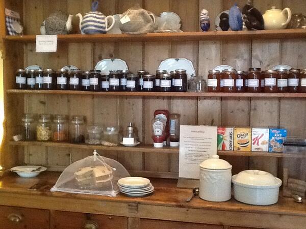 StayArchway's tweet photo. A sticky day here, 32 jars of jam and marmalade made and ready to tempt guests to take home. http://t.co/cDk8BuVpIZ