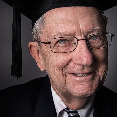 hill9beck's tweet photo. 85 years young and getting his degree today! Way to go Grandbob! #GSU14 http://t.co/YDizXKOshP