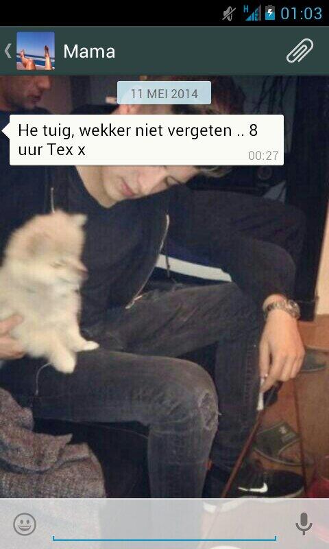 Mn moeder noemt me tuig HAHAHA