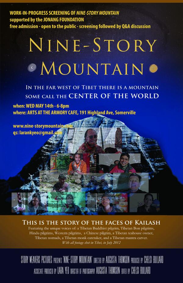 MA venue for prescreening <a href="/9_storymountain/">Nine-Story Mountain</a> about #Kailash has changed - thanx <a href="/larankyeo/">Lara Koerner-Yeo</a> <a href="/AugustaXThomson/">Augusta X. Thomson</a> - #Tibet