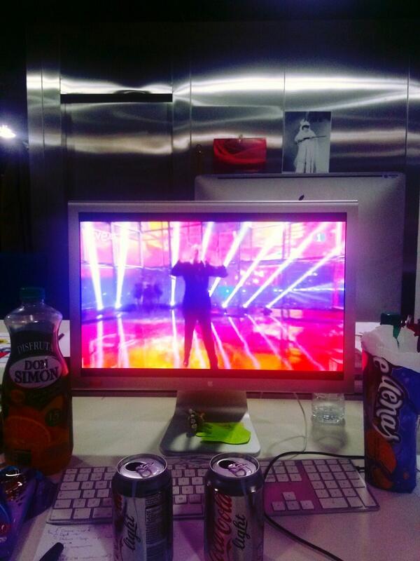 SaraCMi's tweet photo. Empieza McCannVisión!!! @carlos_cueto @aquetepinto  Suerte, @ConchitaWurst ! #Eurovision2014 http://t.co/chopD0qcFg