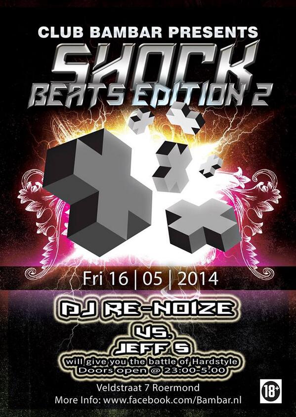 Recordnoize's tweet photo. Next friday i will play @ shockbeats edition 2 http://t.co/Ts6CItOy4h