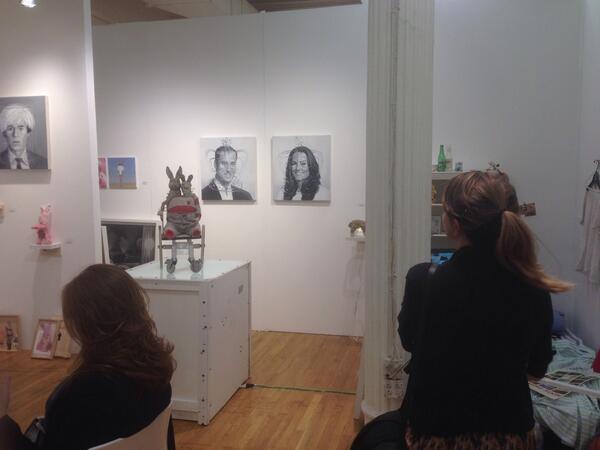 ThisIsArtNOT's tweet photo. So much artnots in this stand! #pulse2014 http://t.co/vEKk01wCJk