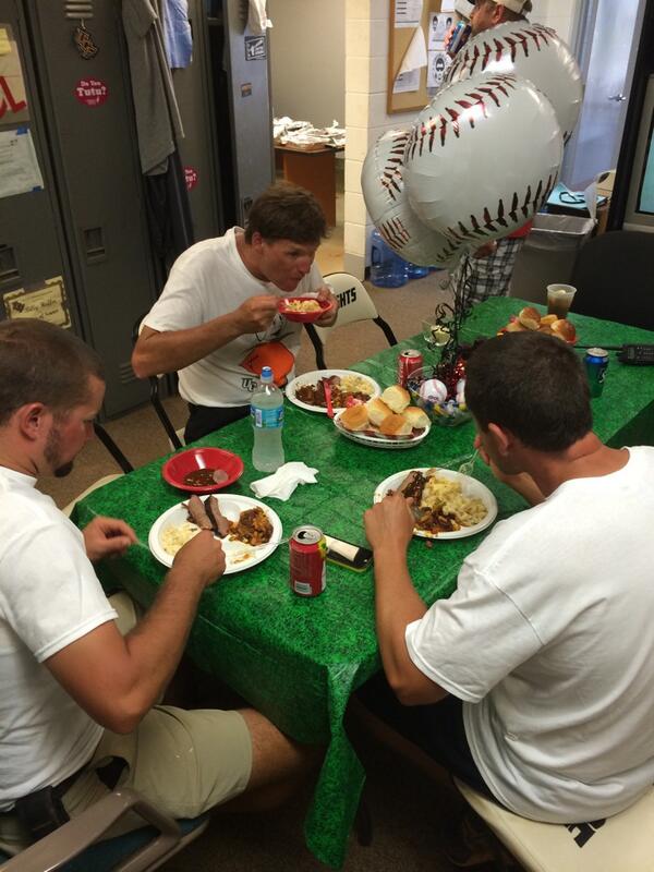 ucfgrounds's tweet image. Amazing barbeque feast for the last series of the year!