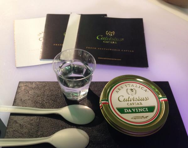 CalvisiusCaviar's tweet image. Solo al #Taste2014 solo da #Calvisius