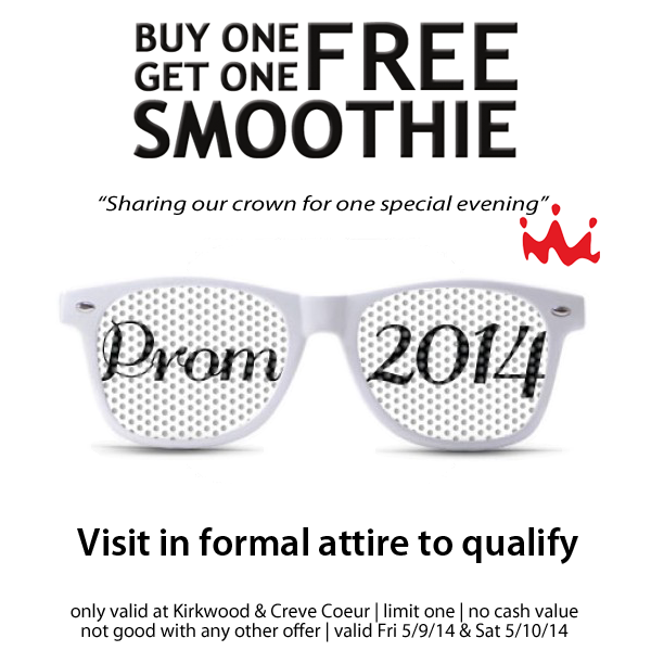 SmoothieKingSTL's tweet photo. Final night for our #PromNight2014 special! :D #BeGood http://t.co/6iZrYJe9yI