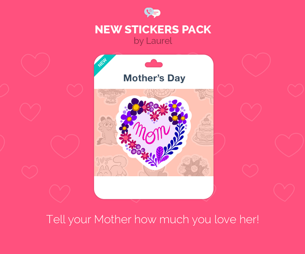 textmeapp's tweet photo. Tell your Mother how much you love her with this new stickers pack! Happy Mother's day with #textmeapp http://t.co/yY4abNnJWk